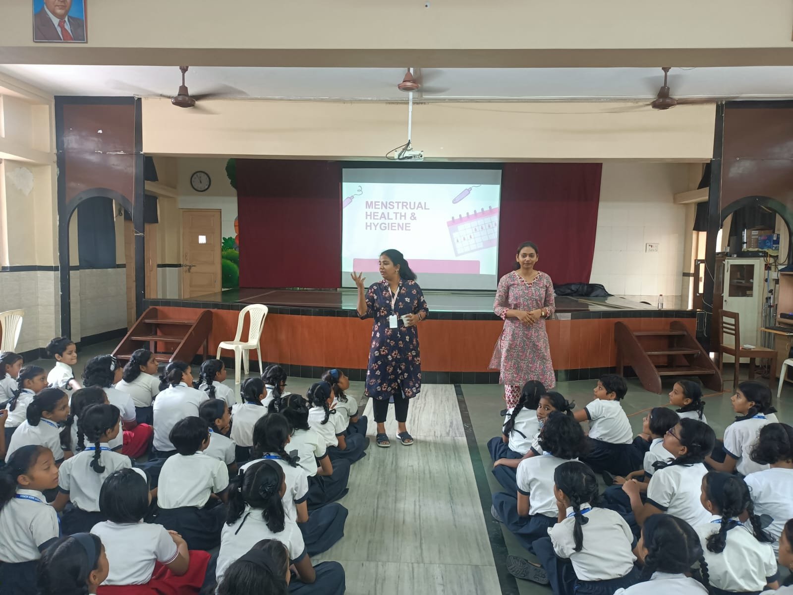 SESSION ON MENSTRUAL HEALTH AND HYGIENE